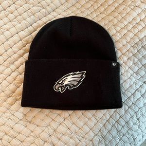 Black Carhartt Eagles Beanie